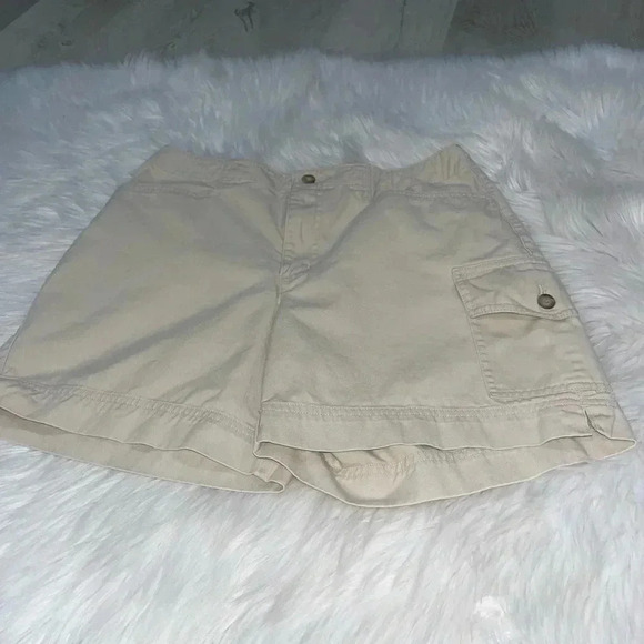 Dress barn light khaki shorts sz 4 - Picture 1 of 6
